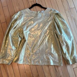 Mille Gold Lamê Top